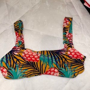 Tie back bikini top